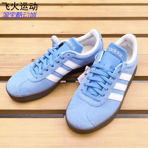 阿迪达斯VL COURT CLASSIC 男女T头鞋复古休闲板鞋德训鞋 JS4594