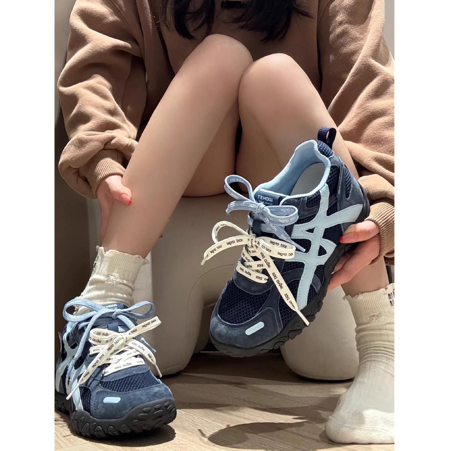 阿甘鞋复古增高德训鞋百搭运动鞋