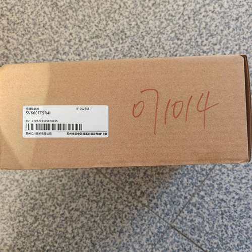 汇川驱动器SV660FT5R4I  全新原装正品 盒码一致，