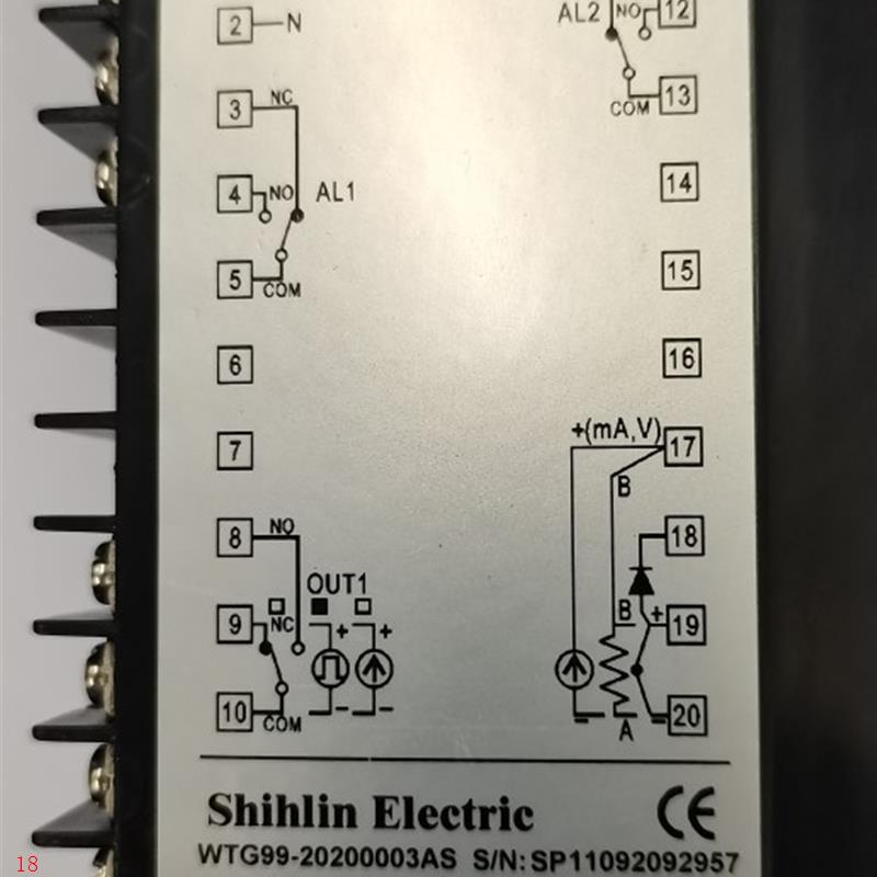 WT909-202000002AS台湾士林WTG99-202000002AS温控器 WTG99 WT909