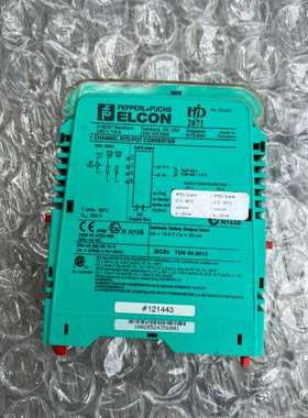 倍加福安全栅HIC2821，实物拍照，外观成色如图，有瑕疵，