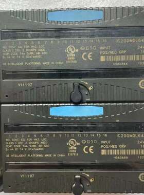 GE模块 IC200MDL640K，功能包好成色如图所示，共