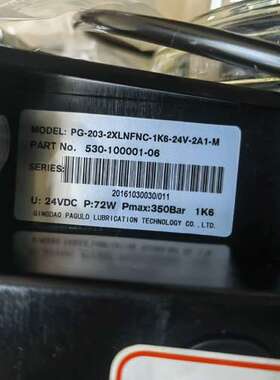 PG-203-2XLNFNC-1K6-24V-2A1-M,盘