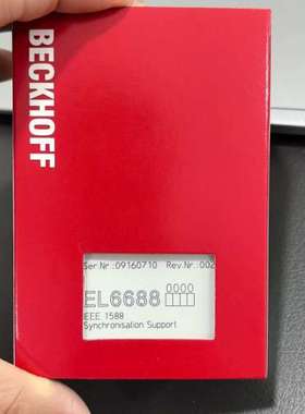 倍福 EL6688 原装正品带包装 需要联系 签收前当面验收