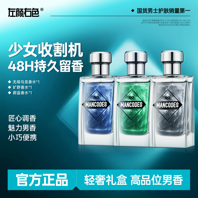 【高端礼盒】男士轻奢鎏金香水