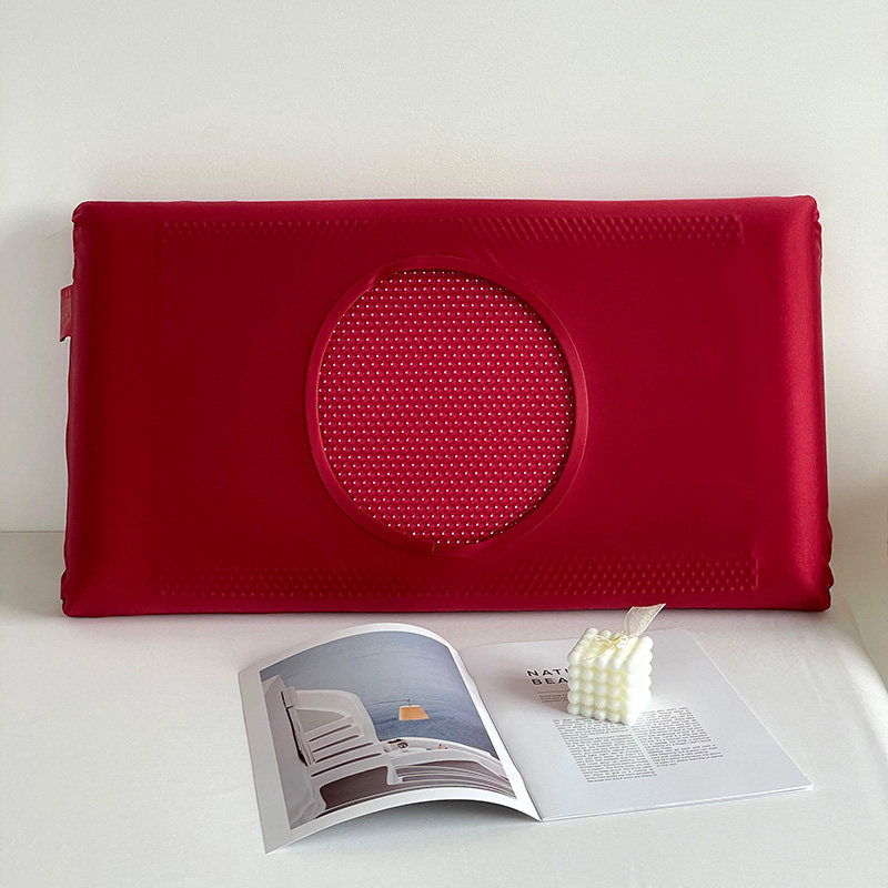 红石榴凝胶记忆枕夏日凉爽枕芯慢回弹记忆枕酒店深睡枕头