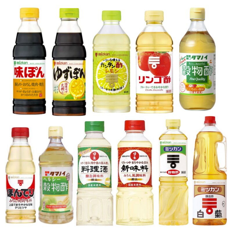 *日本进口MIZKAN味滋康 味ぽん昆布柑橘醋果醋/芝麻柚子醋 360ml