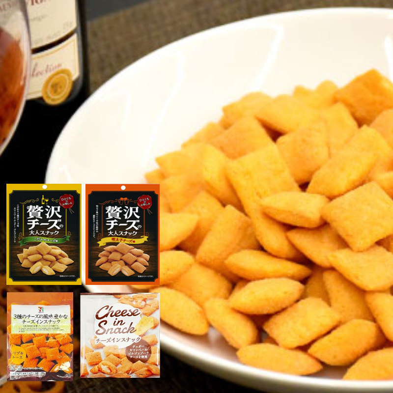 日本芝士零食711便利限定芝士圈