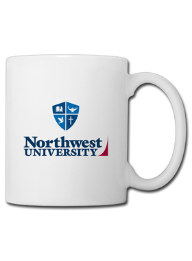 Northwest西北大学马克杯 陶瓷杯 咖啡杯纪念品茶杯 水杯礼品杯子