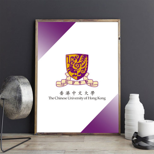 CUHK挂画香港中文大学装饰画 卧室办公 现代简约卧客厅背景墙定制