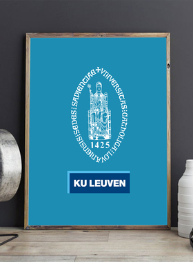KU Leuven挂画鲁汶大学装饰画 卧室办公 现代简约 卧室客厅背景墙