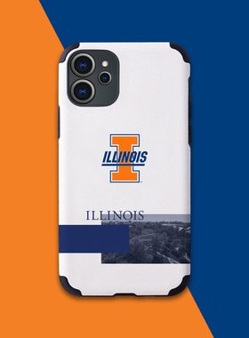 UIUC伊利诺伊大学手机壳se17plus苹果12XSMAX13XR14适用iphone11PRO15Ultra华为安卓可定制