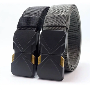 裤 男款 带 皮带松紧弹力战术腰带中青年户外运动工装 快拆对插扣男士