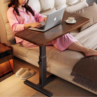 床边桌子可移动可升降置物架笔记本卧室沙发小型边几办公小书桌