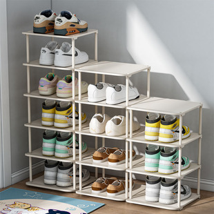 鞋架家用门口多层出租房用省空间收纳神器宿舍桌下简易小窄收纳架
