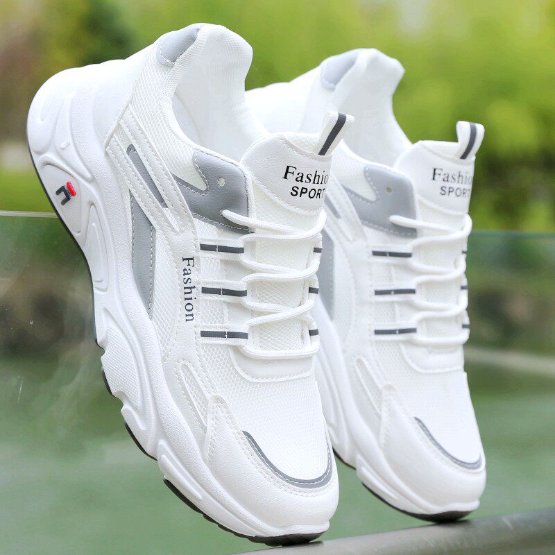 老爹鞋男夏季透气网面镂空小白鞋夏款男鞋运动单网鞋超薄款跑步鞋