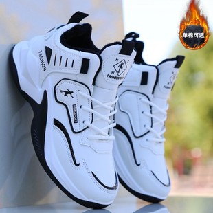 高帮棉鞋男款潮鞋冬季2023新款保暖加绒篮球运动鞋男士球鞋跑步鞋