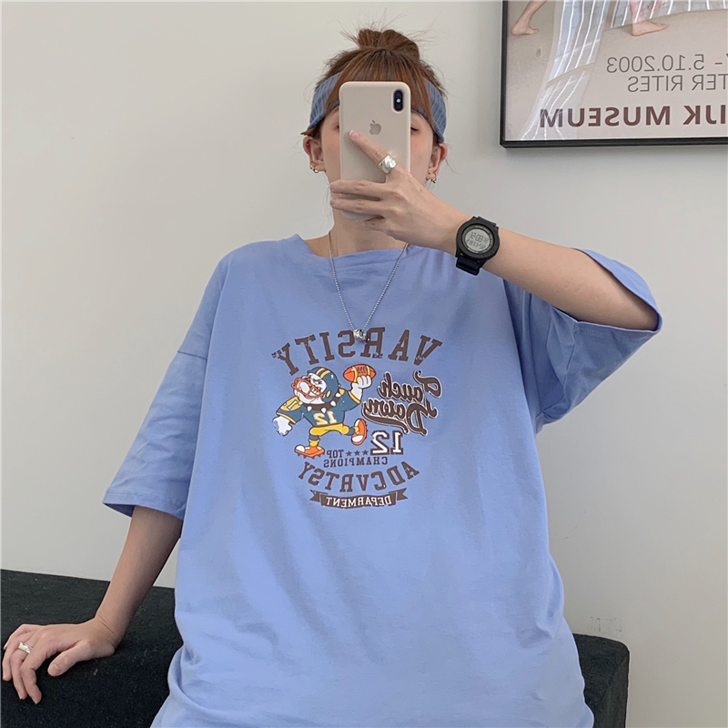 Japanese original suzerain cute cartoon T-shirt short sleeve Korean loose large fashion half sleeve T-shirt