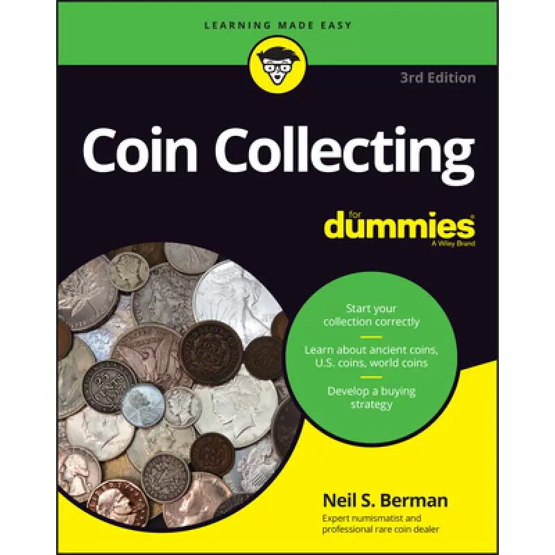 现货 英文原版 coin collecting for dummies 3rd edition