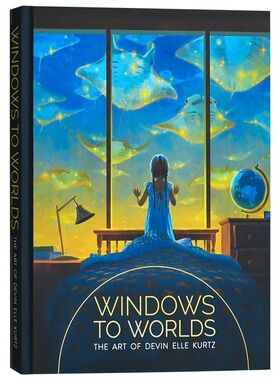 现货  英文原版 Windows to Worlds 进口艺术 世界之窗：Devin Elle Kurtz 的艺术 3dtotal