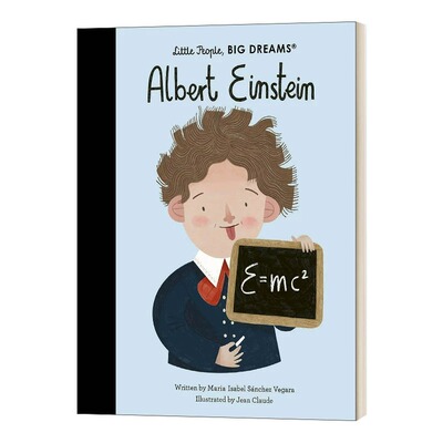 现货 英文原版 小人物大理想系列 Albert Einstein 爱因斯坦（科学家）进口原版 精装 4到7岁 儿童图画书 Maria Isabel
