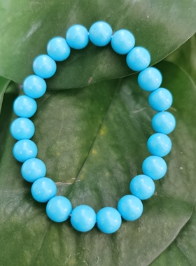 花道语阁男女绿松手链盘玩变色