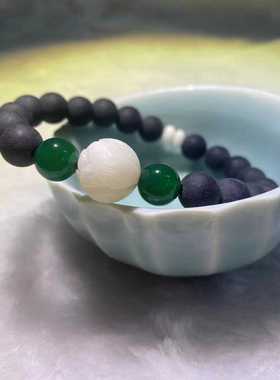 安神佛珠花道语阁药珀菩提根原创