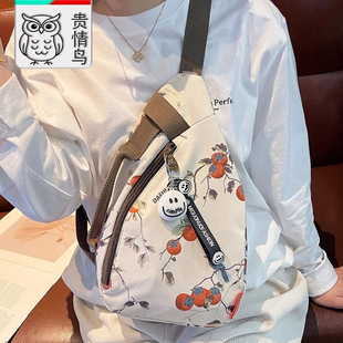 轻便运动休闲包包牛津布百搭女士单肩包 贵情鸟斜挎包胸包2025新款