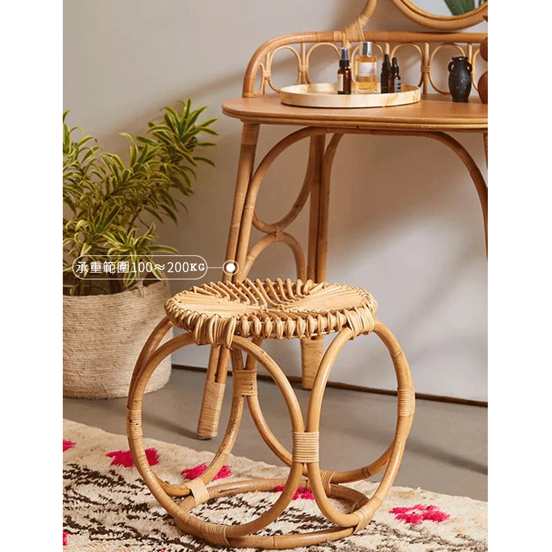 法式中古化妆凳梳妆凳设计师款