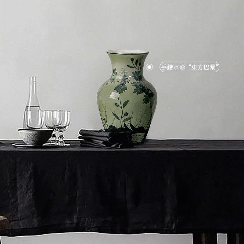 法式轻奢陶瓷高级感鲜花插花花瓶