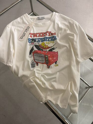 白色t恤女高级感轻奢风2026夏季新款韩版宽松圆领设计感小众短袖