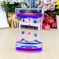 Creative and beautiful waist two-color liquid water drop sand oil leak home decoration item, personalized gift for children and girls thumbnail 5