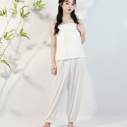 白色马面裙汉服衬裤汉服衬裙打底衬裤吊带内搭衬裙打底裙衬裙半身