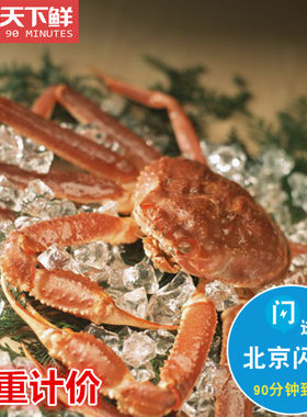 1.5-3斤1只 鲜活板蟹 长脚蟹 松叶蟹 雪蟹 海鲜 水产 俄罗斯 籽蟹
