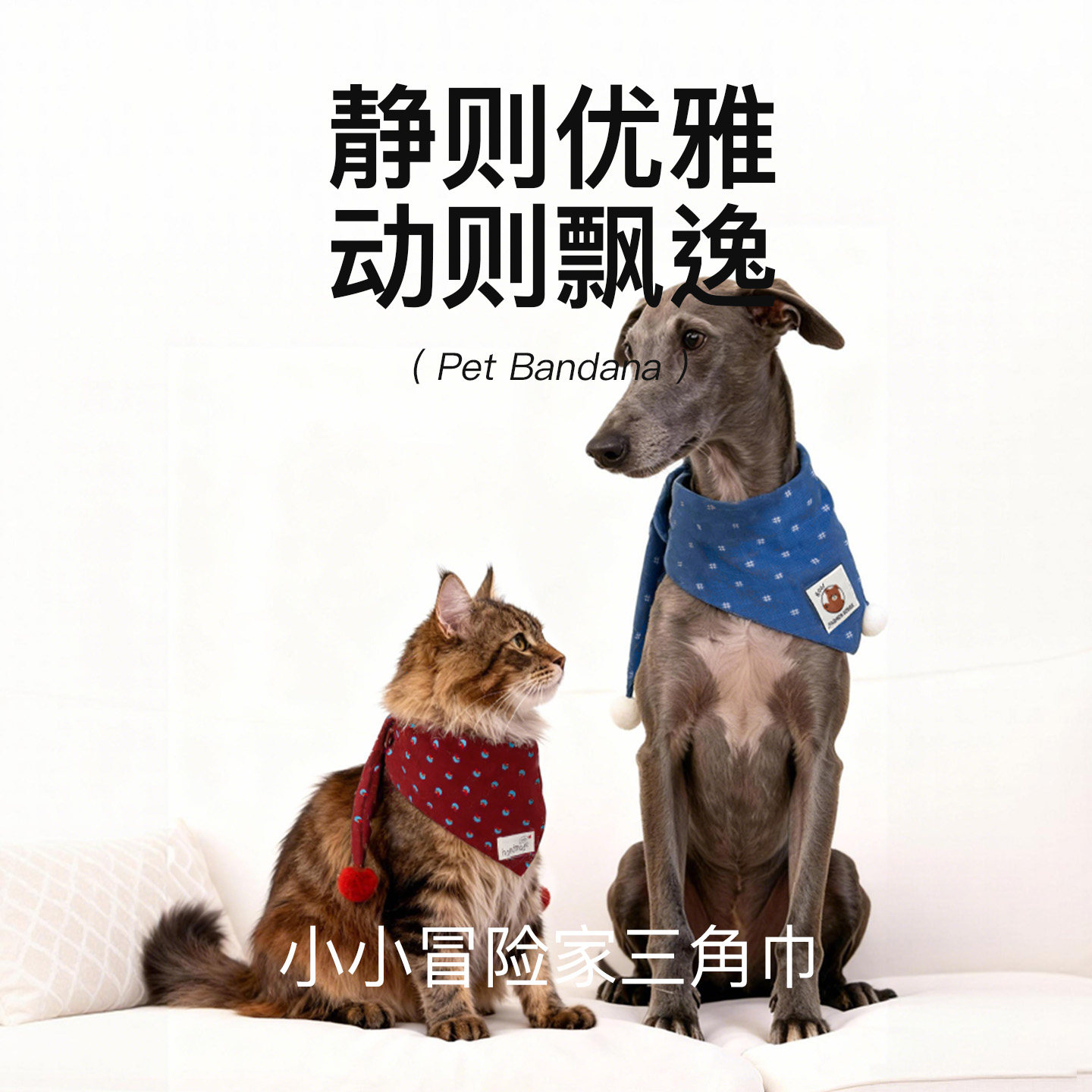 宠物口水巾围巾猫咪围脖狗狗三角巾小型犬拍照可爱口水巾圣诞泡泡