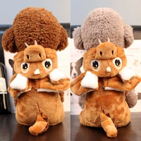 Teddy chó quần áo thú cưng mùa thu và mùa đông quần áo thú cưng quần áo bốn chân Pomeranian gấu chó cashmere ấm con chó con mèo quần áo - Quần áo & phụ kiện thú cưng nón cho mèo