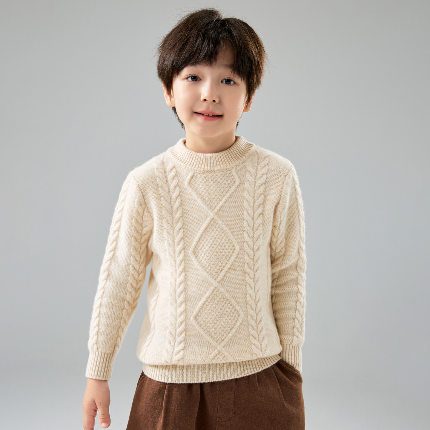 重磅加厚儿童100%羊毛衫秋冬男童装上衣针织衫女宝宝保暖套头毛衣,童装/婴儿装/亲子装,毛衣/针织衫,淘宝优惠券,粉丝福利购,淘宝优惠卷