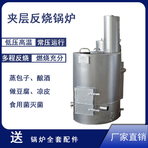 反烧燃煤木柴颗粒泔水食用菌灭菌蒸汽锅炉酿酒豆腐煮浆煮猪料养殖