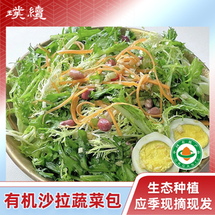 云南高原有机沙拉蔬菜包3斤装良道有机农场应季新鲜凉拌多品种