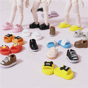 娃娃鞋子拖鞋皮鞋果冻鞋 GSC 仓鼠 金丝熊 ob11 粘土人 12分BJD