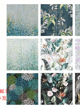 冠珠花砖卫生间复古抽象油画砖60 120艺术别墅客餐厅玄关背景墙