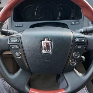 适用于12代13代05-14丰田皇冠方向盘标新老款皇冠方向盘标志车标