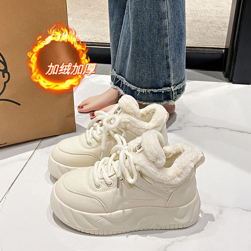 加厚面包鞋ins潮学生高帮雪地靴