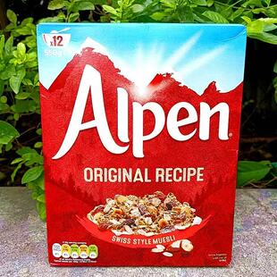 欧倍Alpen英国原装进口水果坚果全麦麦片 小麦燕麦果肉混合营养