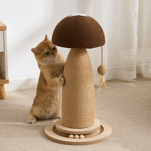 蘑菇猫抓板剑麻猫抓柱耐磨不掉屑