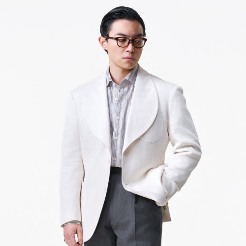 PYFZ青果领西装外套结婚西服男款