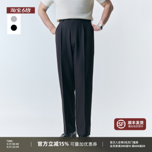 【轻薄弹力腰】PYFZ 夏季新款男士超轻西裤正装裤直筒西装裤男裤