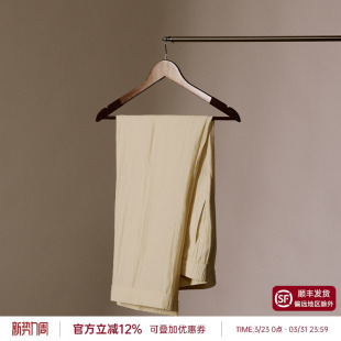 长裤 抽绳休闲裤 平圆方中凹凸肌理万能套装 直筒裤 轻薄透气百搭