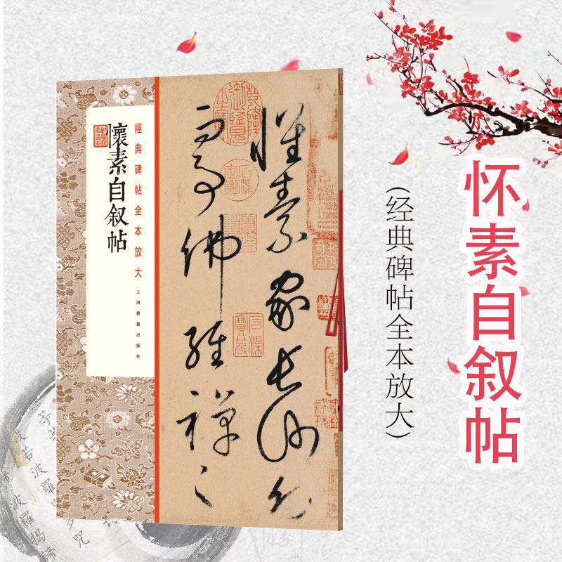 正版现货 经典碑帖全本放大怀素自叙帖 书法碑帖 书学者放大临摹学习
