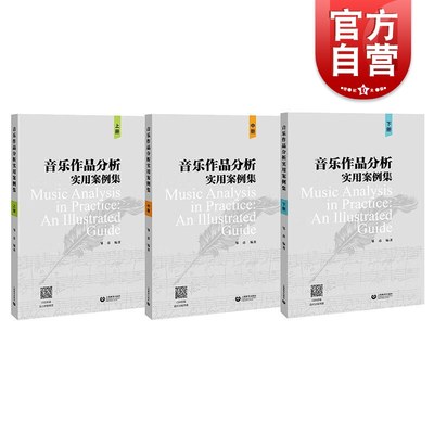 音乐作品分析实用案例集上中下 上海教育出版社140个分析案例古典至浪漫主义中期音乐结构的多样化涉及和声分析内容